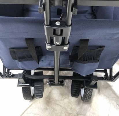 Πτυσσόμενο διπλώνοντας υπαίθριο βαγόνι εμπορευμάτων χρησιμότητας με το φρένο