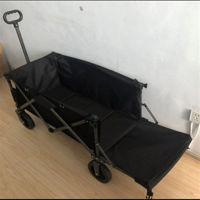 Δημοφιλές πτυσσόμενο κάρρο 128cm βαγονιών εμπορευμάτων ρόδα PVC που διπλώνει το κάρρο παραλιών με την επέκταση