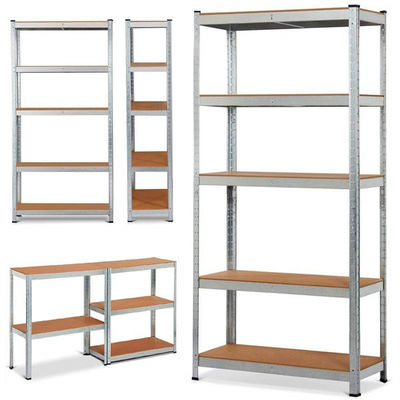 Ράφι 5 αποθήκευσης 900*450*1800 Boltless σειρών βαρέων καθηκόντων γκαράζ συστημάτων Boltless τοποθετώντας σε ράφι