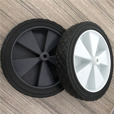 PVC ρόδες σκληρού λάστιχου 8 ιντσών 20cm διπλώνοντας ρόδες καροτσακιών κάρρων στερεές