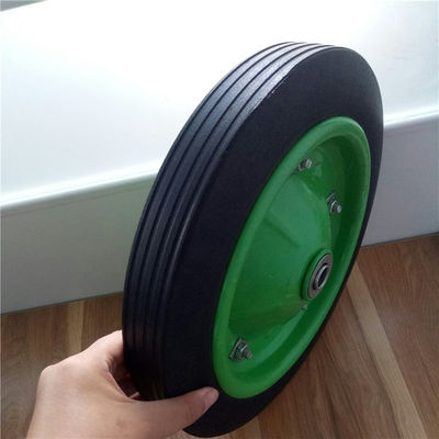 31cm Wheelbarrow πλαισίων 13 ροδών ίντσας στερεά λαστιχένια ζωηρόχρωμη στερεά λαστιχένια ρόδα για το φορτηγό χεριών