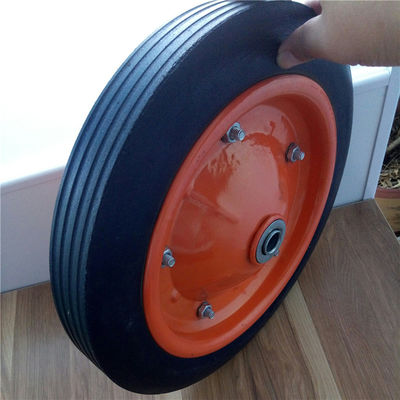 31cm Wheelbarrow πλαισίων 13 ροδών ίντσας στερεά λαστιχένια ζωηρόχρωμη στερεά λαστιχένια ρόδα για το φορτηγό χεριών
