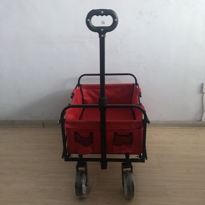 Μικρό μέγεθος που διπλώνει παραλιών βαγονιών εμπορευμάτων το υπαίθριο βαγόνι εμπορευμάτων 102cm παραλιών χρησιμότητας πτυσσόμενο