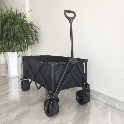 Διευθετήσιμες ευρείες ρόδες σκοπού λαβών πολυ που ενώνουν στενά το πτυσσόμενο βαγόνι εμπορευμάτων κάρρων παραλιών