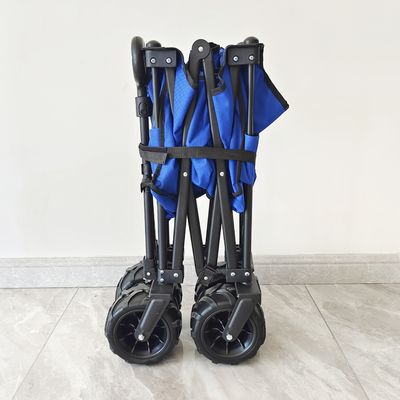 Καμπινγκ Μεγάλος χώρος Δυνατότητα αναδίπλωσης Καροτσάκι με ρυθμιζόμενο λαβή ευρείες ρόδες