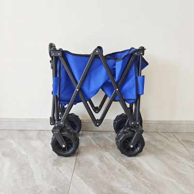 Καμπινγκ Μεγάλος χώρος Δυνατότητα αναδίπλωσης Καροτσάκι με ρυθμιζόμενο λαβή ευρείες ρόδες