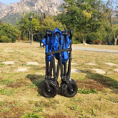 Βαρύ φορτίο Καροτσάκι για κατασκηνώσεις Ρυθμίσιμο χερούλι Δυνατό να αναδιπλωθεί Καροτσάκι με τροχούς PU
