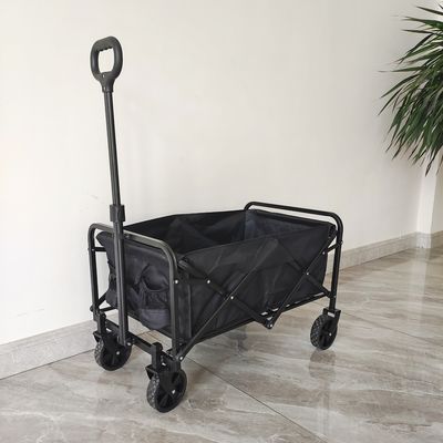 Εξωτερικό χάλυβα πλαίσιο Mini Camping αναδιπλώσιμο βαγόνι με ρυθμιζόμενα χειριστήρια